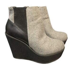 Shellys London Wedge Platform Boots